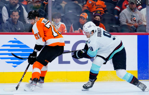 Philadelphia Flyers vyhráli 6: 1 ve své první kariéře proti Seattle Sea Monsters